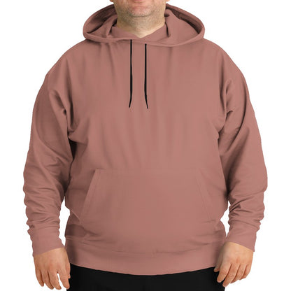 Brown-Pink Hoodie PLUS (R-FM-ML) - Man Front PLUS