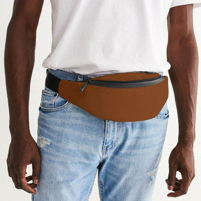 Brown Belt Bag (OR1-ME-DE) - Man Front CloseUp