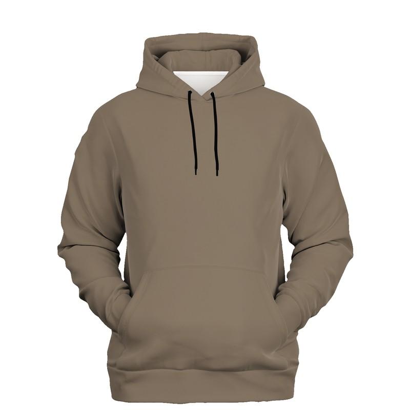 Brown Blank Hoodie (C0M15Y30K60) - Ghost Front