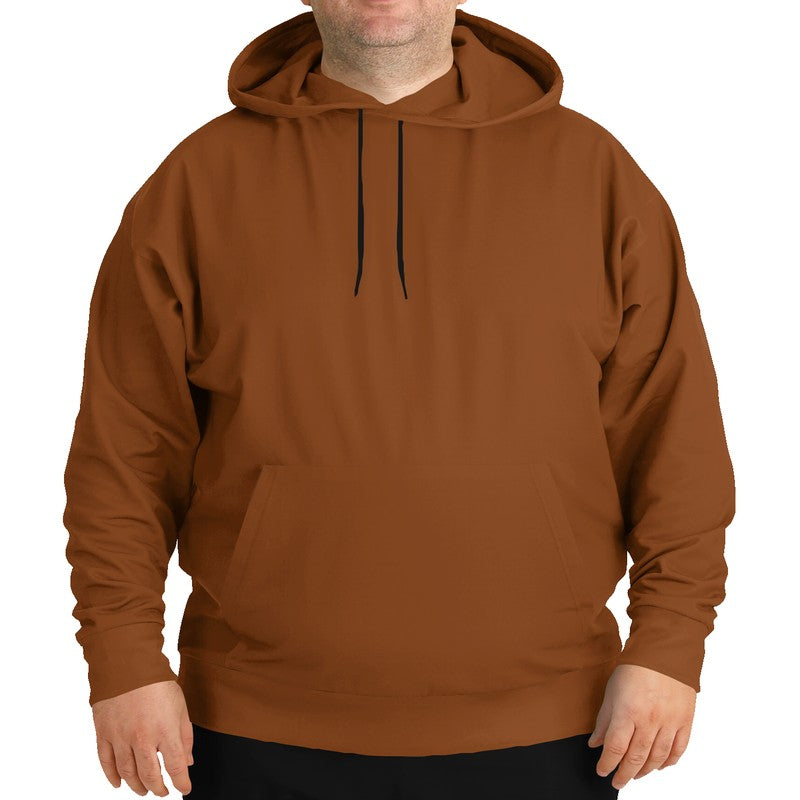 Brown Hoodie PLUS (OR1-ME-DE) - Man Front PLUS