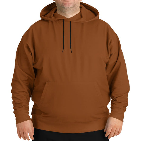 Brown Hoodie PLUS (OR1-ME-DE) - Man Front PLUS