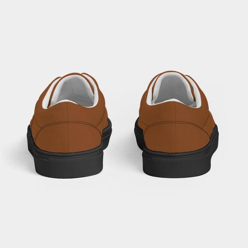 Brown Men's Canvas Sneakers (OR1-ME-DE) - Back
