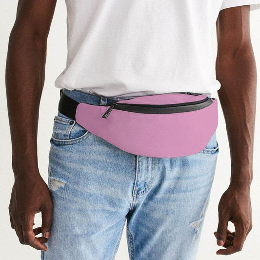 Bubblegum Pink Belt Bag (PIM2-MU-LI) - Man Front CloseUp