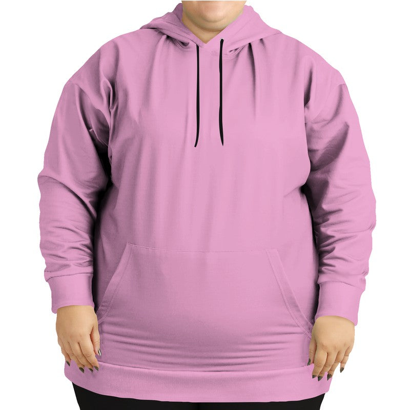 Bubblegum Pink Hoodie PLUS (PIM2-MU-LI) - Woman Front PLUS