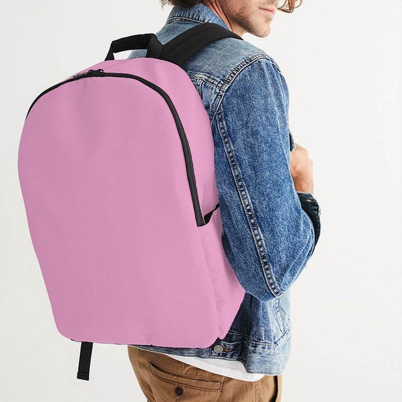 Bubblegum Pink Waterproof Backpack (PIM2-MU-LI) - Man CloseUp