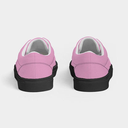 Bubblegum Pink Women's Canvas Sneakers (PIM2-MU-LI) - Back