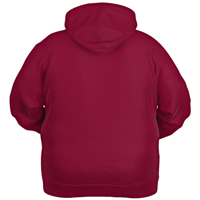 Burgundy Hoodie (C0M100Y50K60) - Ghost Back PLUS