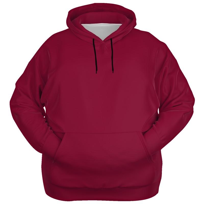 Burgundy Hoodie (C0M100Y50K60) - Ghost Front PLUS