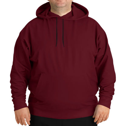 Burgundy Hoodie PLUS (RPI2-MU-DE) - Man Front PLUS