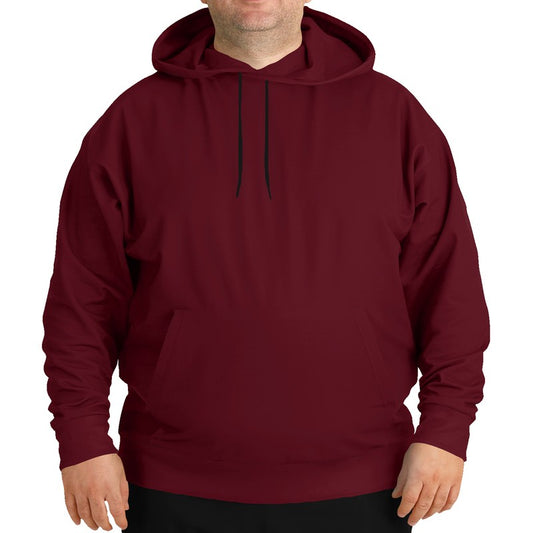 Burgundy Hoodie PLUS (RPI2-MU-DE) - Man Front PLUS