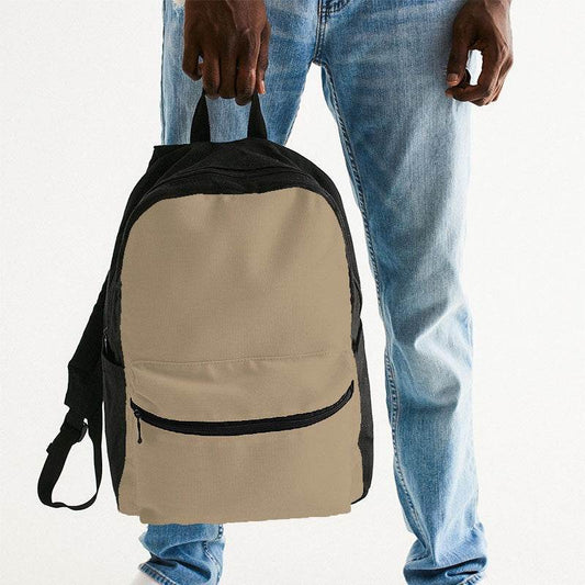 Burlap Canvas Backpack (YO2-FM-ML) - Man Holding