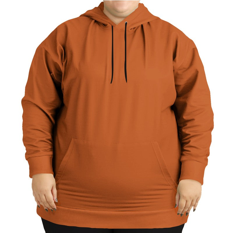 Burnt Hoodie PLUS (OR2-CL-DE) - Woman Front PLUS