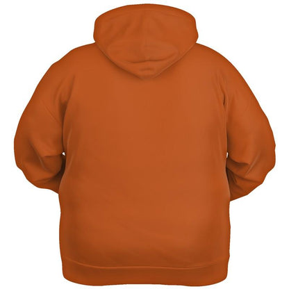 Burnt Orange Hoodie (C0M75Y100K30) - Ghost Back PLUS