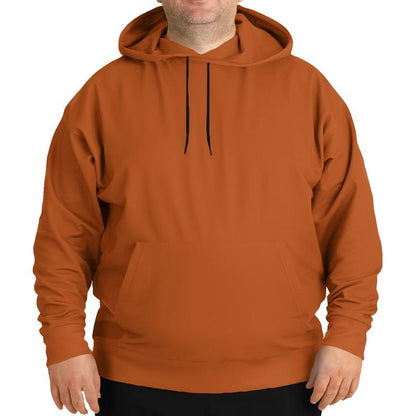 Burnt Orange Hoodie (C0M75Y100K30) - Man Front PLUS