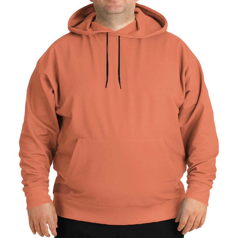 Burnt Sienna Hoodie PLUS (OR3-ME-ML) - Man Front PLUS