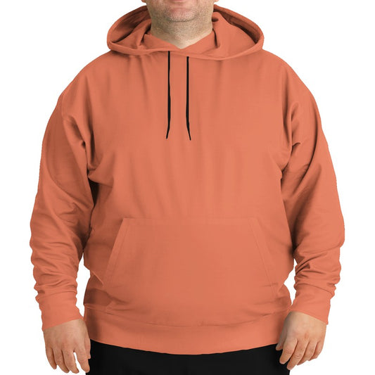 Burnt Sienna Hoodie PLUS (OR3-ME-ML) - Man Front PLUS