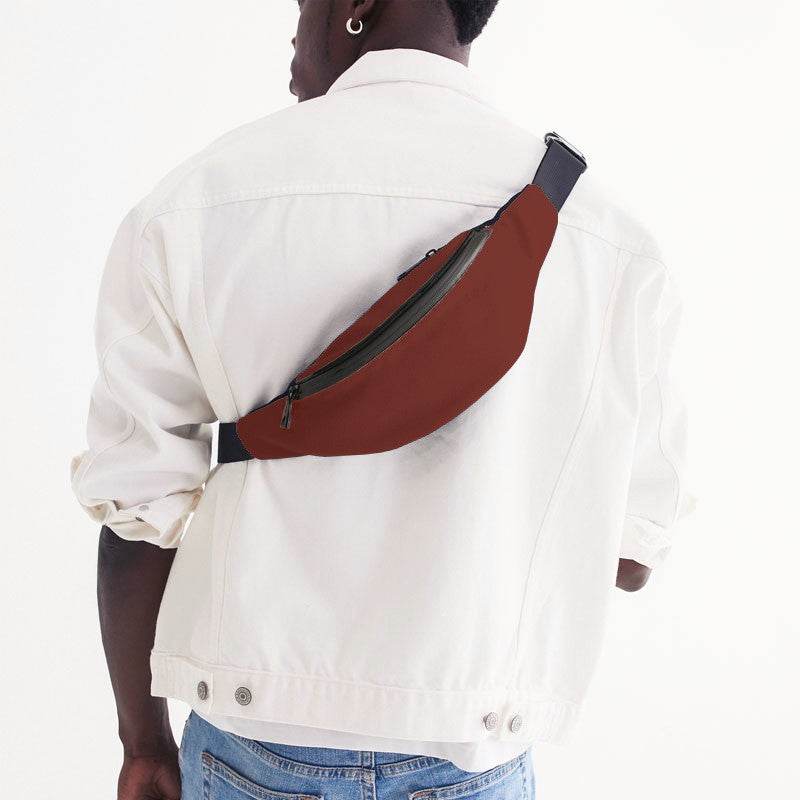 Burnt Umber Belt Bag (R-MU-DA) - Man Back