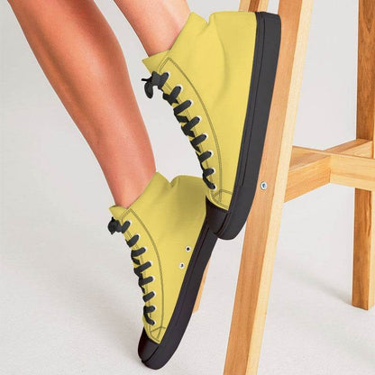 Butter Women's High-Top Canvas Sneakers (LY3-CL-LI) - Woman CloseUp