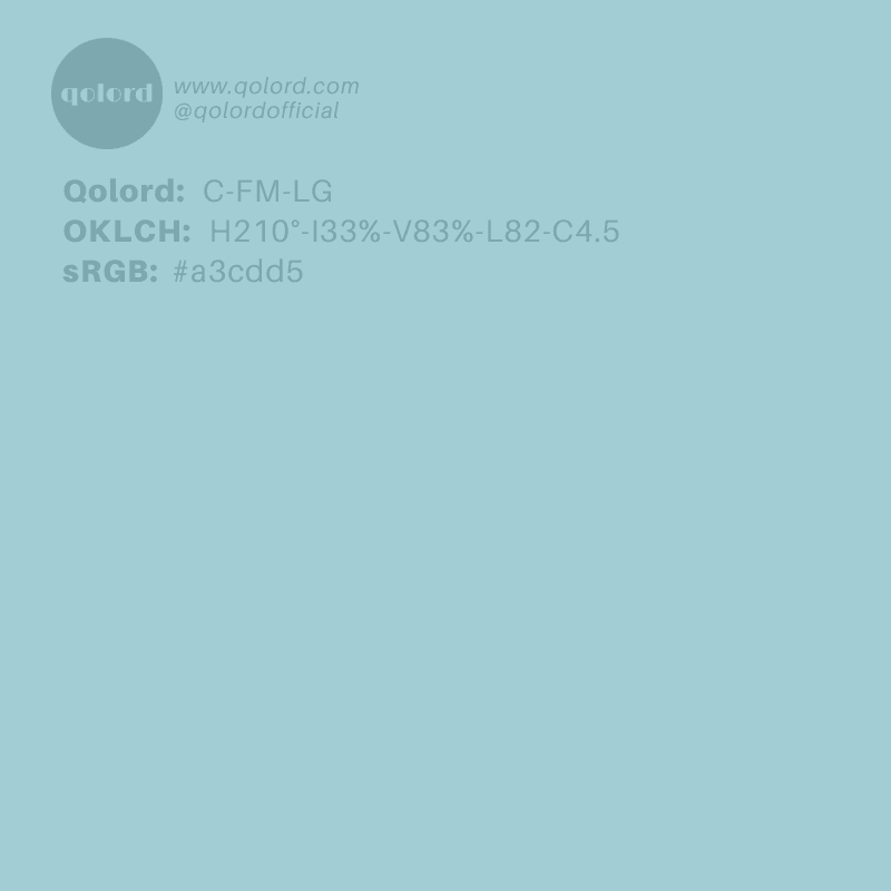 Lightened Fully-Muted Cyan | C-FM-LG