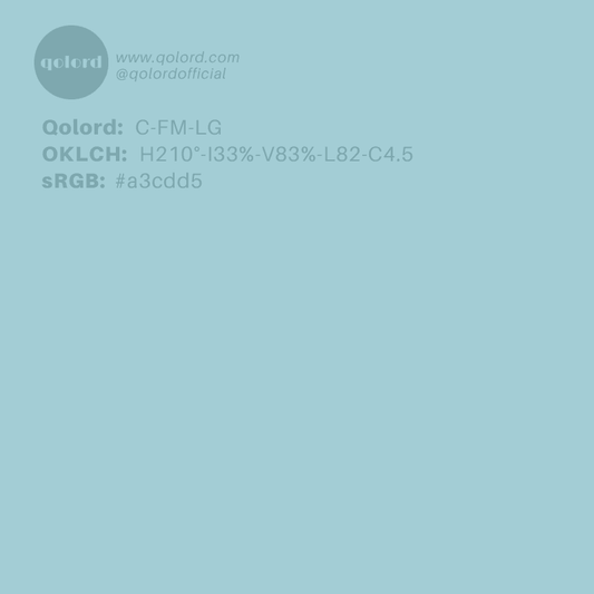 Lightened Fully-Muted Cyan | C-FM-LG