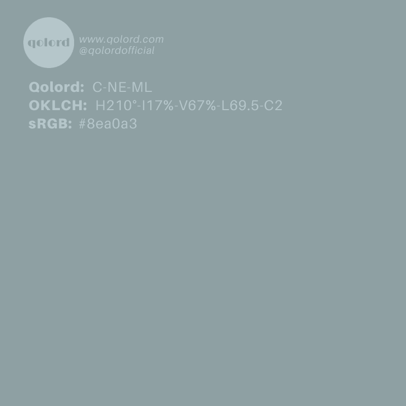 Medium-Light Neutral Cyan | C-NE-ML