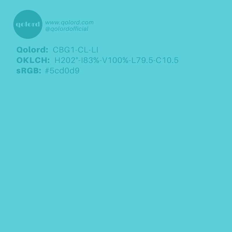 Light Clear Cyan | CBG1-CL-LI