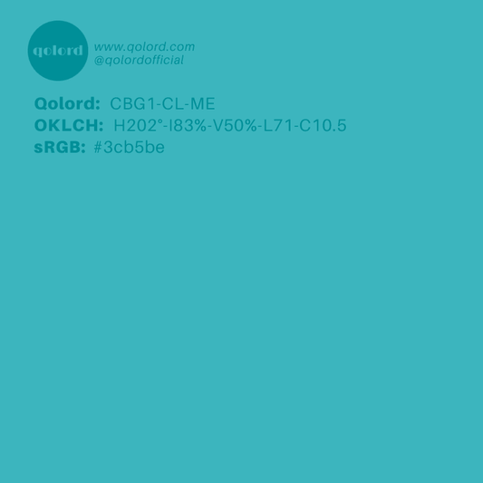 Medium Clear Cyan | CBG1-CL-ME