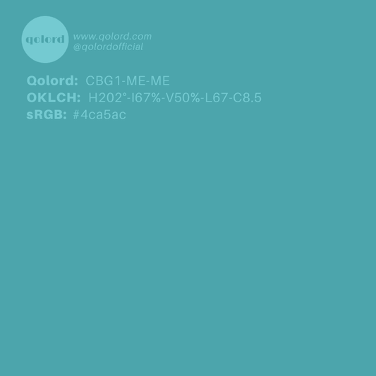 Medium Cyan | CBG1-ME-ME