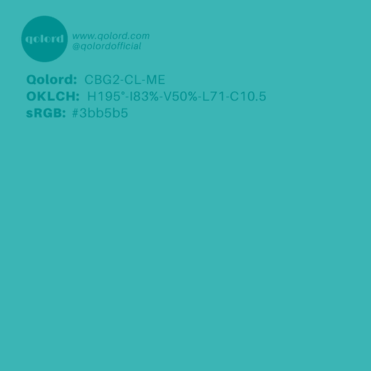 Medium Clear Blue-Green | CBG2-CL-ME