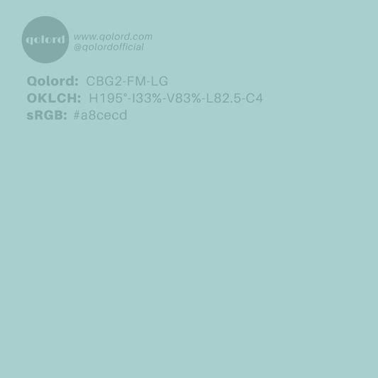 Lightened Fully-Muted Blue-Green | CBG2-FM-LG