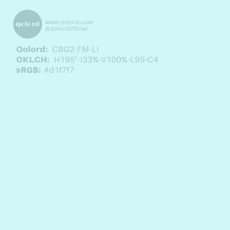 Light Fully-Muted Blue-Green | CBG2-FM-LI