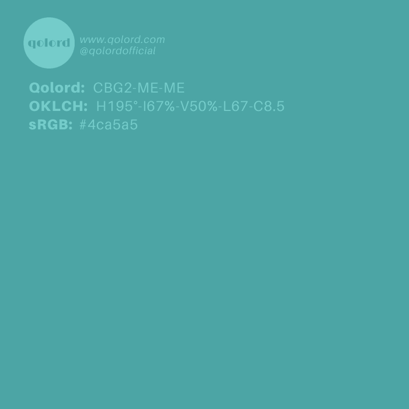 Medium Blue-Green | CBG2-ME-ME