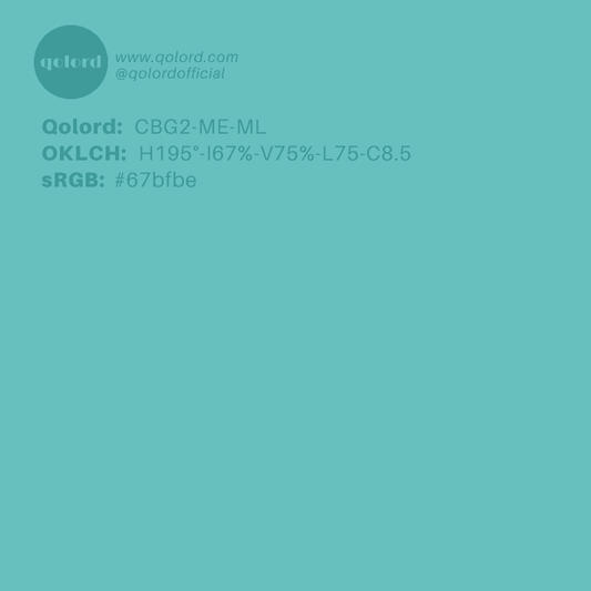 Medium-Light Medium Blue-Green | CBG2-ME-ML
