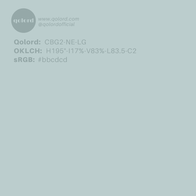 Lightened Neutral Blue-Green | CBG2-NE-LG