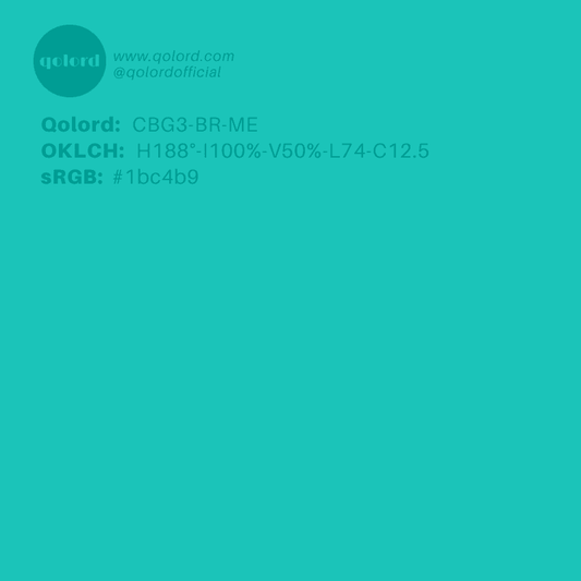 Bright Blue-Green | CBG3-BR-ME