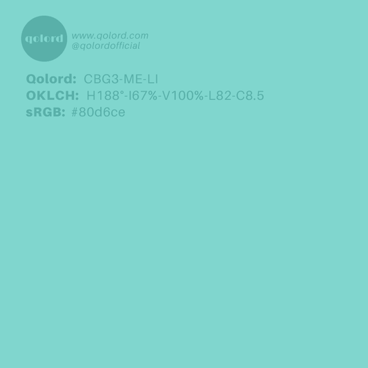 Light Medium Blue-Green | CBG3-ME-LI