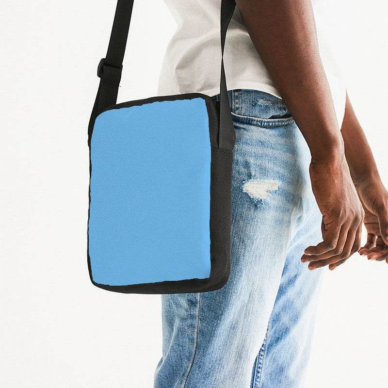 Capri Blue Messenger Pouch (B-CL-LI) - Man Side CloseUp