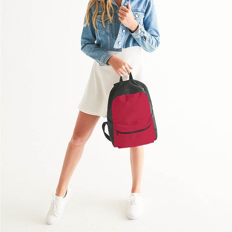 Cardinal Red Canvas Backpack (RPI2-CL-DE) - Woman