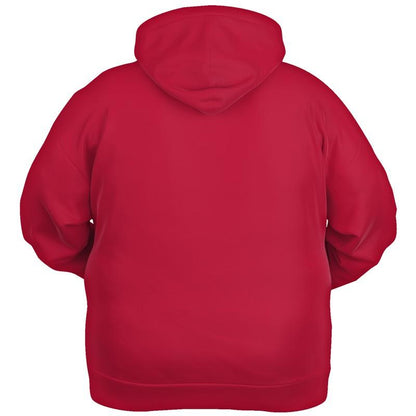 Cardinal Red Hoodie (C0M100Y75K30) - Ghost Back PLUS