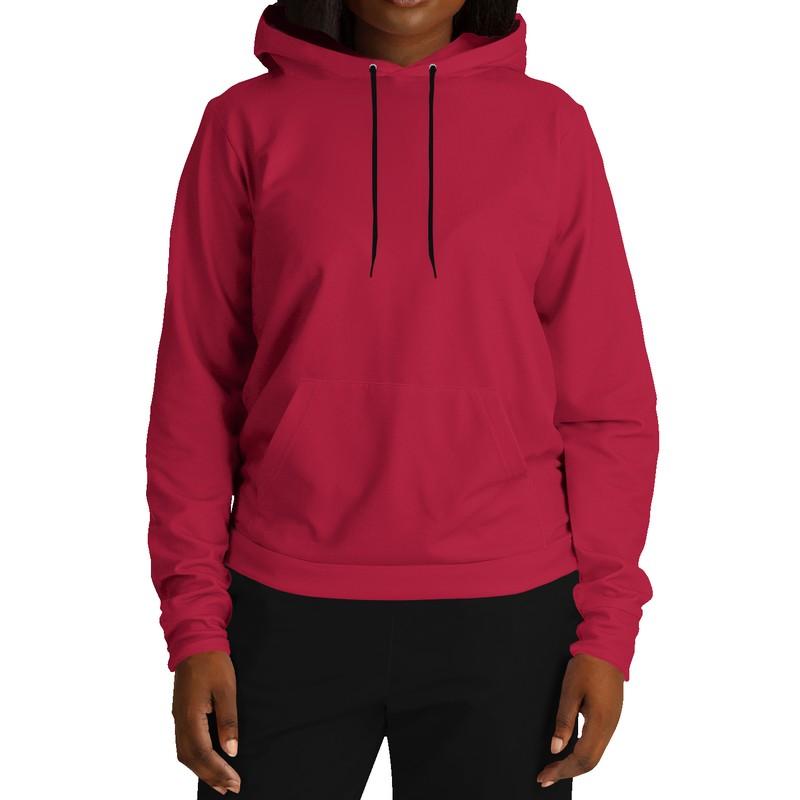 Cardinal Red Hoodie (C0M100Y75K30) - Woman Front