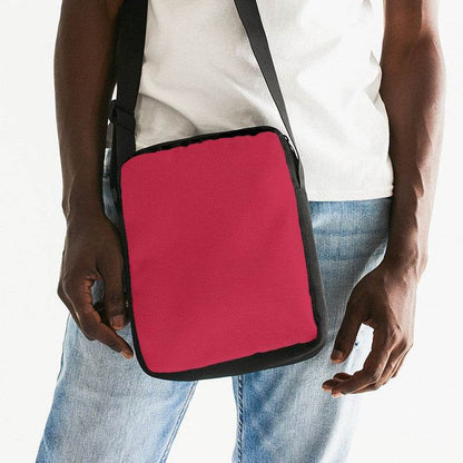 Cardinal Red Messenger Pouch (RPI2-CL-DE) - Man Front CloseUp