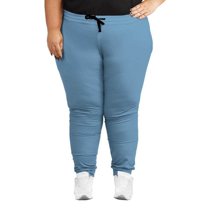 Carolina Blue Joggers PLUS (B-MU-ML) - Woman Front PLUS