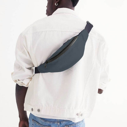 Charcoal Belt Bag (B-NE-MD) - Man Back