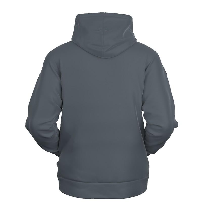 Charcoal Gray Hoodie (C10M0Y0K80) - Ghost Back