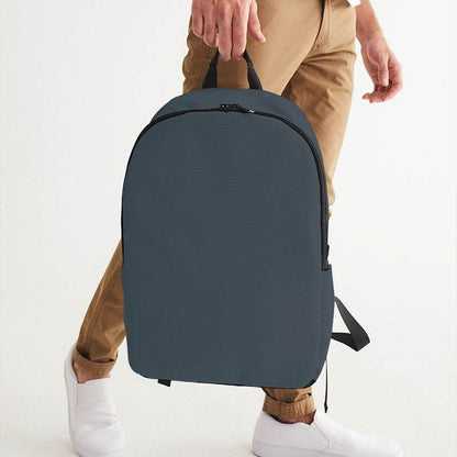 Charcoal Waterproof Backpack (B-NE-MD) - Man Holding CloseUp
