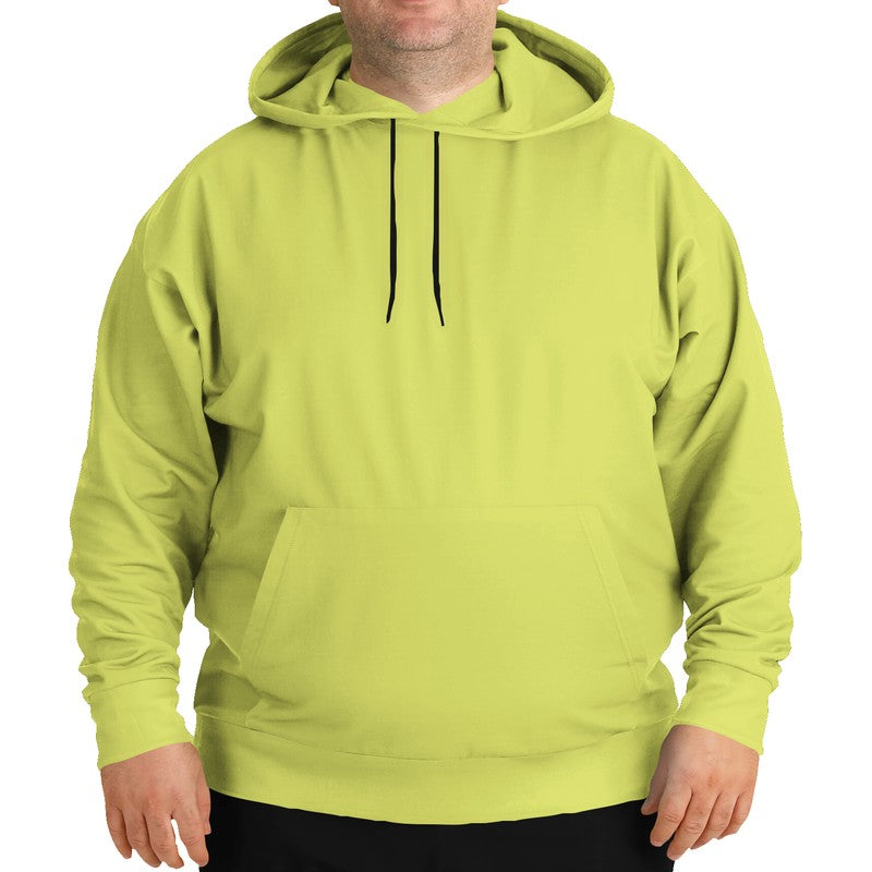 Chartreuse Yellow Hoodie PLUS (LY1-CL-LI) - Man Front PLUS