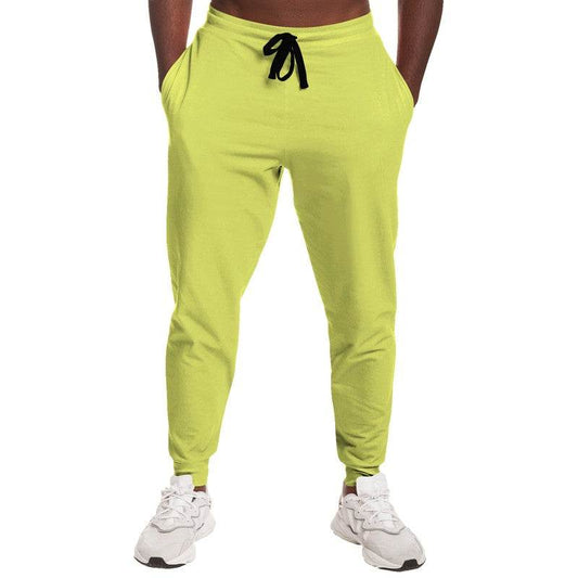 Chartreuse Yellow Joggers (LY1-CL-LI) - Man Front