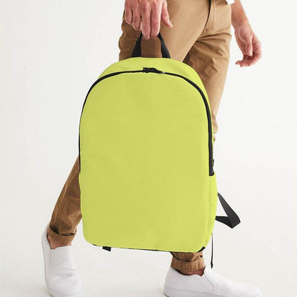 Chartreuse Yellow Waterproof Backpack (LY1-CL-LI) - Man Holding CloseUp