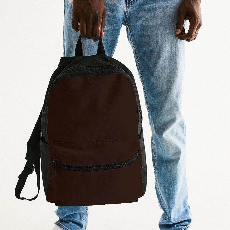 Chocolate Canvas Backpack (OR2-FM-DE) - Man Holding