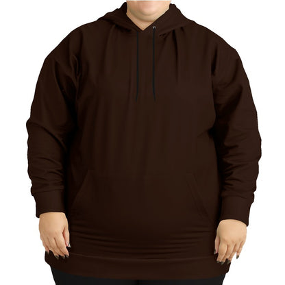 Chocolate Hoodie PLUS (OR2-FM-DE) - Woman Front PLUS